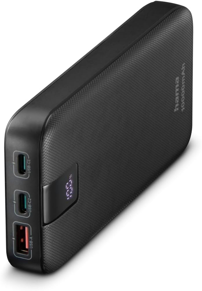 Hama Powerbank PD 10 10000 mAh mit USB-C und Schnellladung