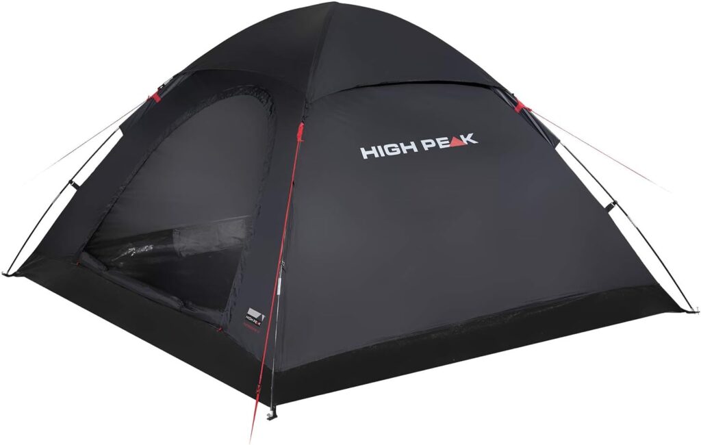 High Peak Monodome XL Kuppelzelt für 4 Personen mit Wannenboden