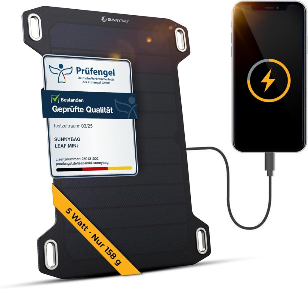 FlexSolar 40W Solarpanel faltbar und wasserfest