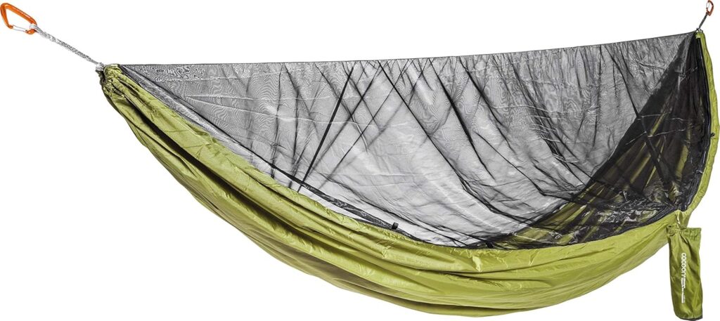Cocoon Ultralight Mosquito Hammock – ultraleichte Hängematte mit integriertem Moskitonetz für Trekking und Outdoor.