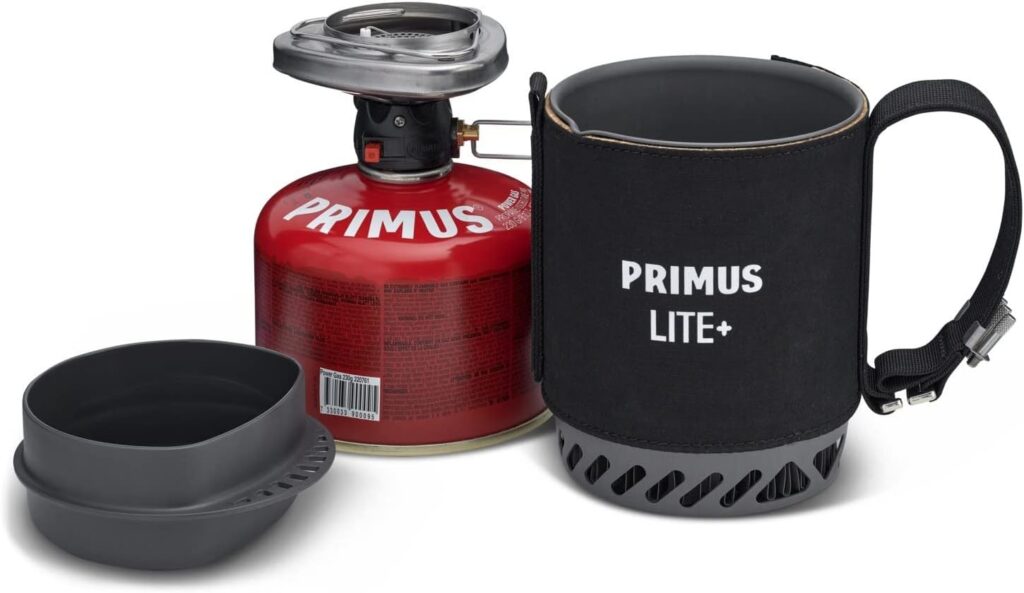 Primus Lite Stove System XL mit Topf und Windschutz