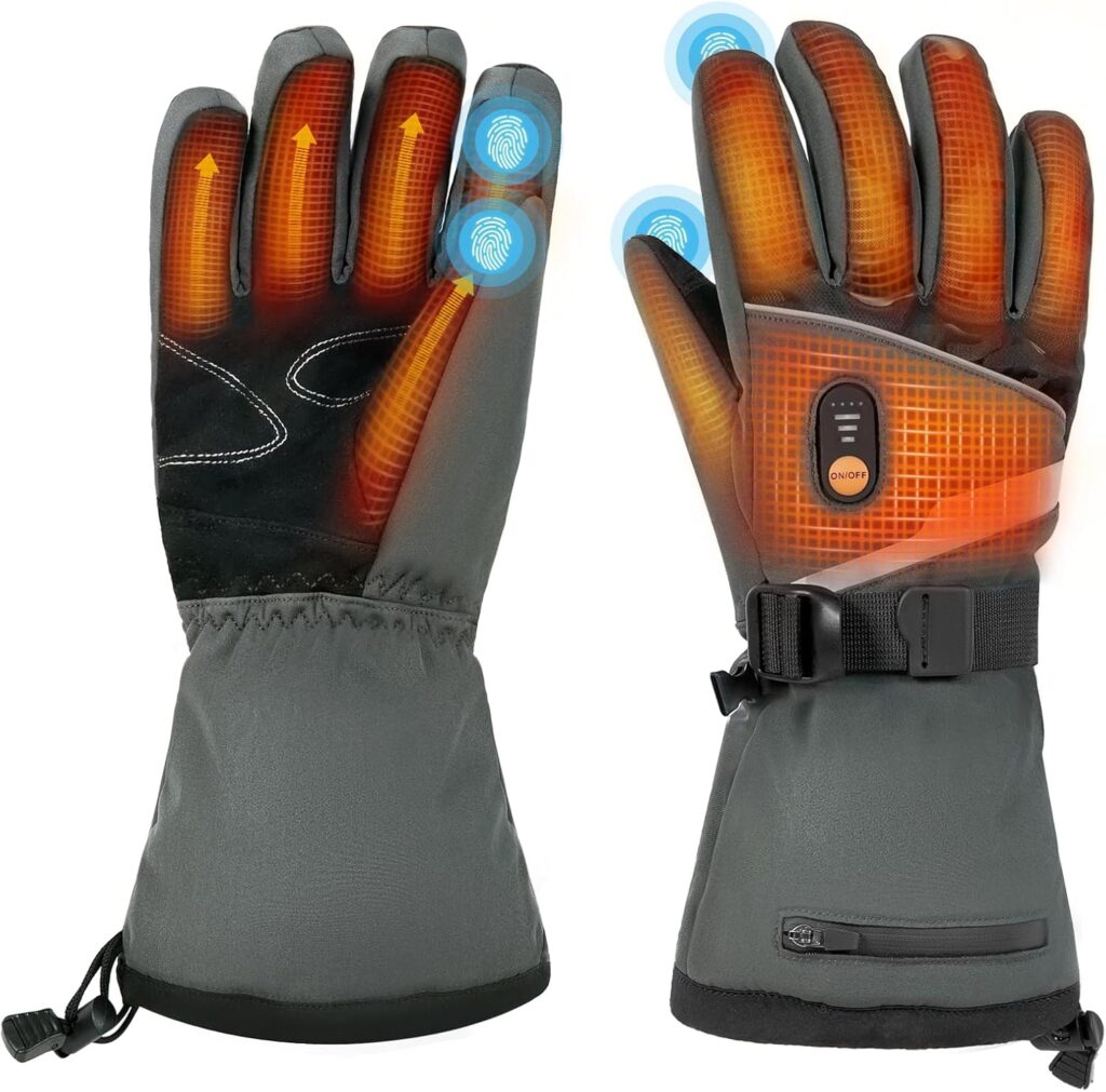 Minthouz W11 beheizbare Handschuhe – leichte Heizhandschuhe für Outdoor-Abenteuer